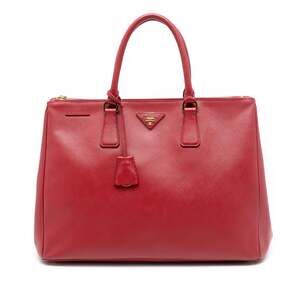 Prada Double Zip Lux Tote Saffiano #246121P94B